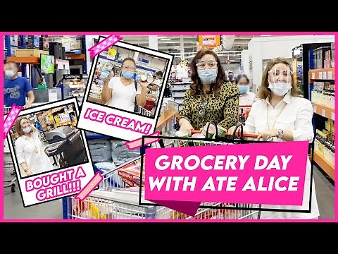 GROCERY SHOPPING WITH ATE ALICE! | Small Laude