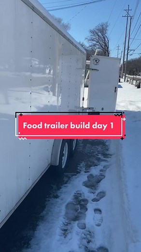 Working on building our own food trailer from scratch! Follow to see the progress and what we come up with. #foodtrailer #building #foodtrucklife