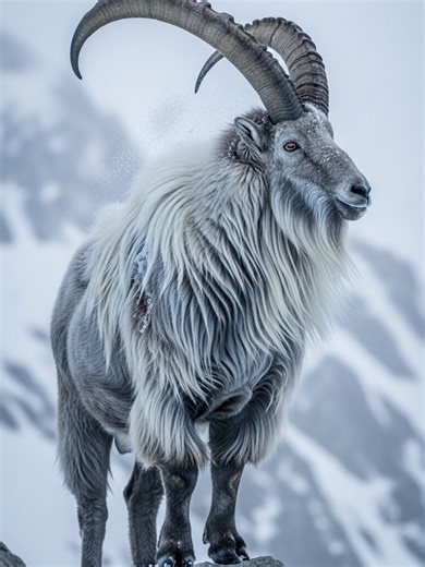 Exploring the Alpine Goat (Capra cryocaerula)