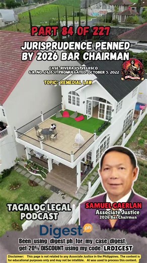 Understanding Rivera v. Velasco: Forcible Entry vs Ownership