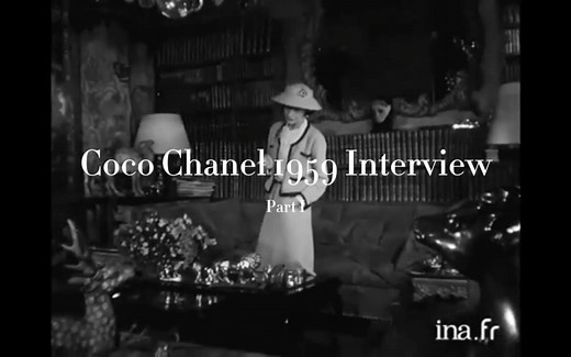 【采访/法语中字】Coco Chanel 1959 Interview/香奈儿1959采访视频 Part I
