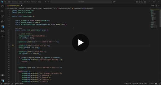 #java #projectshowcase #learningbydoing #programming #computerscience #linkedinlearning | Rithika Siddham