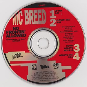 MC Breed - No Frontin' Allowed
