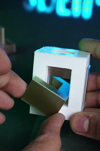 3D Printed Triple Twins Puzzle #3dprinting
