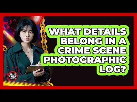 What Details Belong In A Crime Scene Photographic Log? - True Crime Lovers