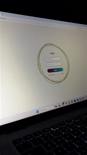 🔥New Cool Aesthetic Animated Login Form | Using HTML & CSS📌#webdevelopment #html #css #programming