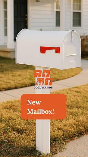 This mailbox got a full makeover — we replaced the old post, fixed the foundation, and installed a new mailbox that instantly boosted the curb appeal 📬 📍Fast, clean, and reliable service from Gold Hands ✅ Mailbox replacement & installation ✅ Same-day service available Schedule now at 737-530-8110! #MailboxMakeover #HandymanGoldHands #BeforeAndAfter #HomeFix #HandymanService #GoldHands | Handyman Gold Hands - Professional Home Services