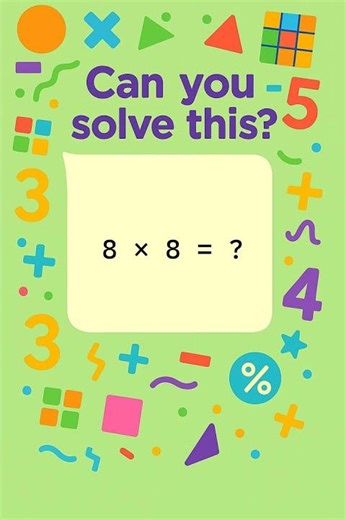 Missing Number Multiplication Challenge! 8 x 8 = ?