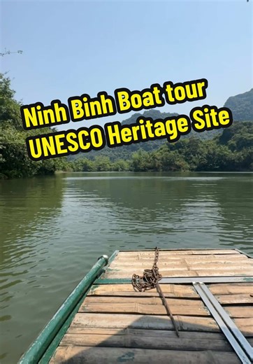 POV: You're on the most magical boat tour EVER ✨🛶 These karst mountains in Ninh Binh, Vietnam are straight out of a movie! 🤯 3 hours of floating through caves, visiting ancient temples, and watching the coolest rowing technique (arms AND legs!). Trust me, SKIP Tam Coc and head straight for Trang An Route 1. Way less crowded and the scenery is unreal. Pro tip: go early morning or late afternoon for golden hour vibes. This UNESCO World Heritage site is a MUST. #NinhBinh #Vietnam #TrangAn #BoatTo