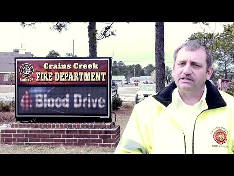 Municipal LED Sign Testimonial for Crains Creek Fire Department