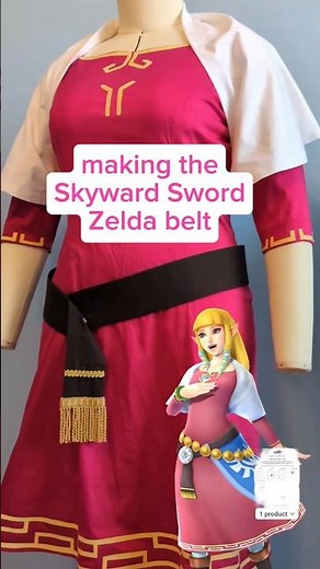 Skyward Sword Zelda Belt Tutorial