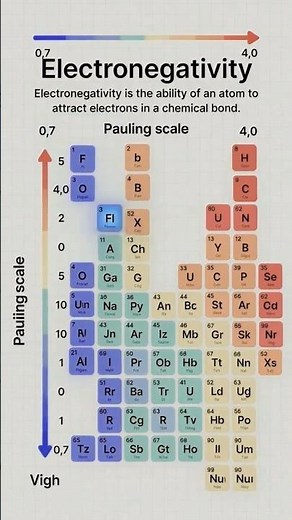 Electronegativity Explained: The Pauling Scale Made Simple!
