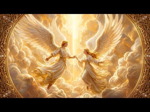 Heavenly Embrace: The Dance of Angels Among Celestial Palaces