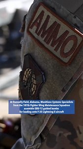 82K views · 1.5K reactions | : Load ‘em up! At Dannelly Field, Alabama, Munitions Systems Specialists from the 187th Fighter Wing Maintenance Squadron load GBU-12 guided bombs onto F-35 Lightning II aircraft | F-35 Lightning II Joint Program Office | Facebook