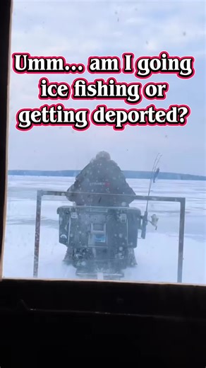 Ice fishing on Lake Superior with a guide😆 Yes, we caught fish! #minnesota #icefishing #lakesuperior #minnesotalife #iceinminnesota