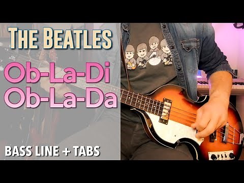 The Beatles - Ob-La-Di, Ob-La-Da /// BASS LINE [Play Along Tabs]