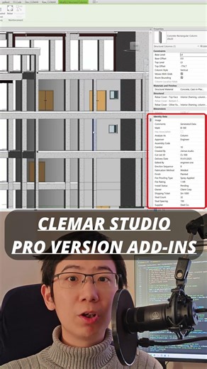 Split Columns & Walls by Level (1 Click)