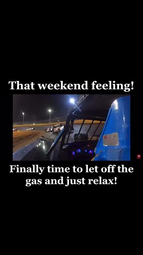It’s the freakin weekend, well almost! #weekend #friday #racing #incar #gopro #dirttrack #dirtlatemodel #racecar #letsgo #dirt #relaxation | Days of Dirt with Brad Berry Racing