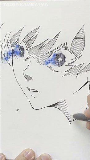 【ブルーロック】現役漫画家が描く潔世一（いさぎよいち） | [BLUELOCK] Yoichi Isagi drawn by Taiga Kameyama (Japanese cartoonist)