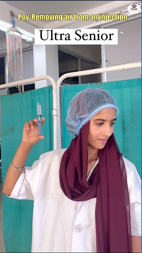 Removing air from an Injection | Entertainment one | Health Sector #Shorts #nursing #reel #reels #fbreel #fbreels #medical #shortvideo Surajit Tripura | Surajit Tripura
