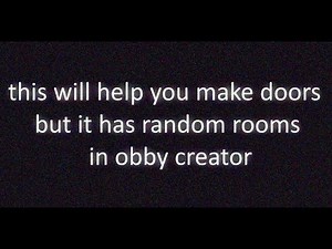 How to make a randomizer in Obby Creator the easy way