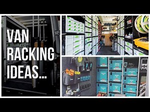 Great van racking ideas! | Van layouts | Tool organisation | Storage ideas…