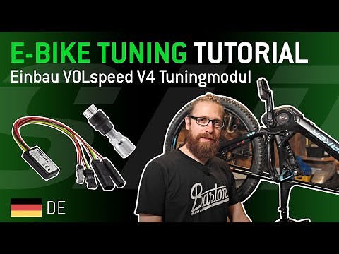 E-BIKE TUNING TUTORIAL 🚲🔝 | VOLspeed V4 Tuningmodul Einbau | BOSCH Active & Performance {deutsch}