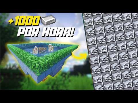 Essa é a MELHOR FARM de FERRO para MINECRAFT JAVA/BEDROCK