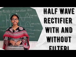 Half wave rectifier circuits|with and without filter|HWR|
