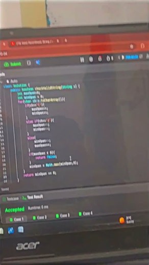 leetcode 678 || valid parenthesis || string java #leetcode #java #dsa #program #hustle #coders