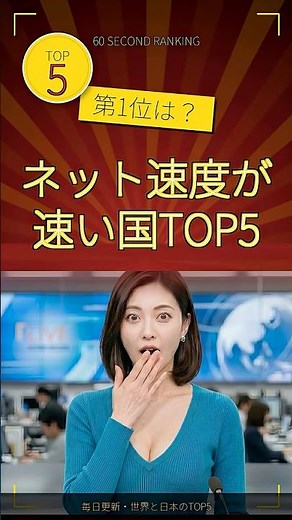【TOP5】世界一速い国はどこ？インターネット速度ランキング