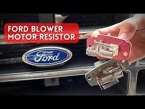 Blower Motor Not Working In All Speeds? OBS Ford F150 Blower Resistor Replacement