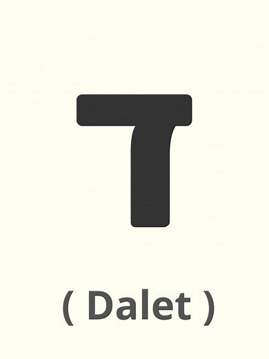 Hebrew Alphabet: Understanding the Letter Dalet