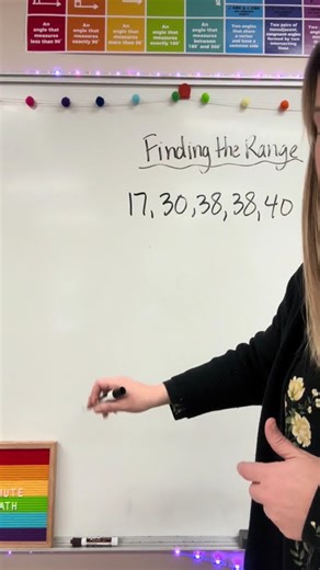 Minute Math: find the range #tutor #maths #mathteacher #homeworkhelp #mathtutor