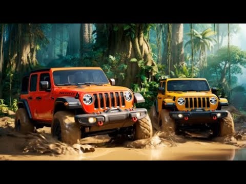 Jeep Wrangler Rubicon 3D Animation - "Two Jeeps, One Journey, One Love"
