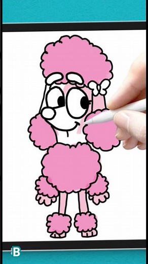 how to draw Coco from Bluey step by step easy #burrikiki #drawing #coloreandoconbluey #art #dibujo