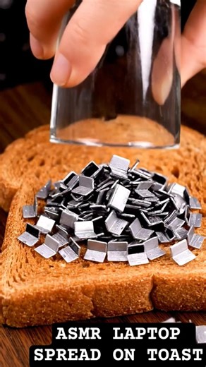 ASMR Little Puppies Spread On Toast #asmr #laptop #computer #spread #toast