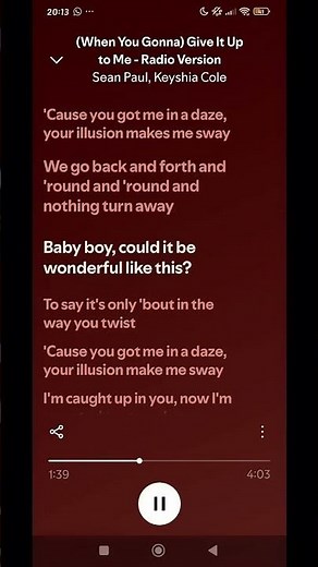 Give it up Lyrics