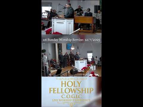 Sunday Worship Live | Holy Fellowship COGIC #shorts #shortsfeed