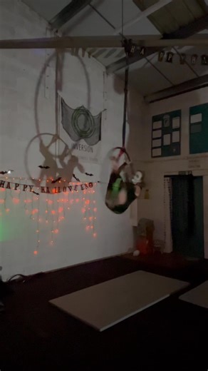 Happy Halloween everyone Enjoy my spooky scary skeleton half loop play  | Inversion Aerial Fitness | Facebook
