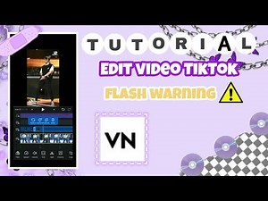 Tutorial cara edit video tiktok viral lagu Flash Warning di android //APK//VN