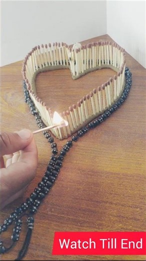 What Happens When a Matchstick Heart Burns💘🔥