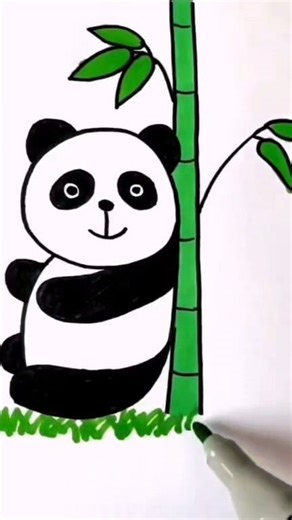 388K views · 3.2K reactions | Easy Panda  drawing tutorial for kids . #learning #trend #artist #drawingtutorial #viralreelschallenge #fbreelsfypシ゚viralシ | Easy drawing for kids24 | Facebook