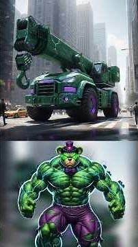 Superhero Crane Trucks Transformation Hulk Power, Iron Man Tech, Batman Stealth, Superman Strength!