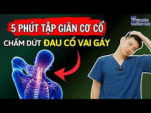 5 Minute Neck Stretching Exercise, End Neck Pain and Shoulder Pain Due to Cervical Spondylosis