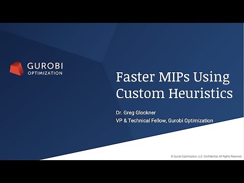 Faster MIPs Using Custom Heuristics
