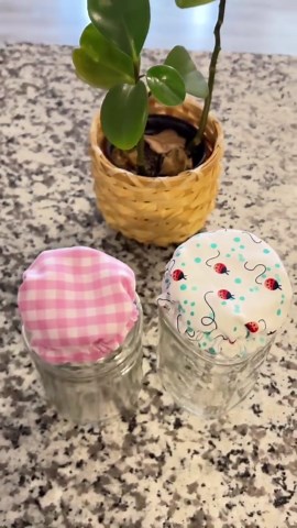 Cotton Mason Jar Covers, Sourdough Starter Lid, Reusable Fabric Wraps - Etsy