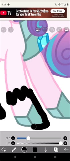 How to make Corrupted Adult Flurry Heart on ibisPaintX #mlp #flurryheart #ibispaintx