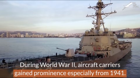 US Billion $ Warship Battles Monstrous Waves During Rough Weather at Sea