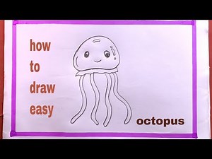 Octopus Drawing/How To Draw An Octopus Step By Step